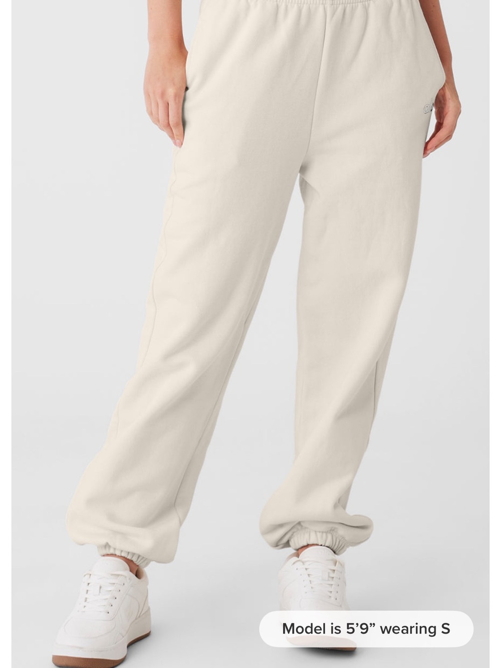 Alo Accolade Sweatshirt & pant Set in Bone - Picture 5 of 5